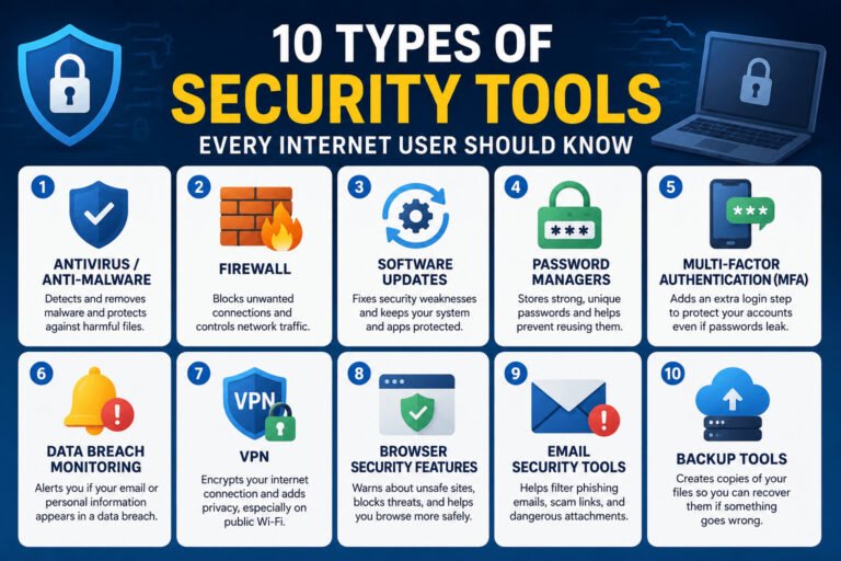 10 Types of Security Tools Every Internet User Should Know