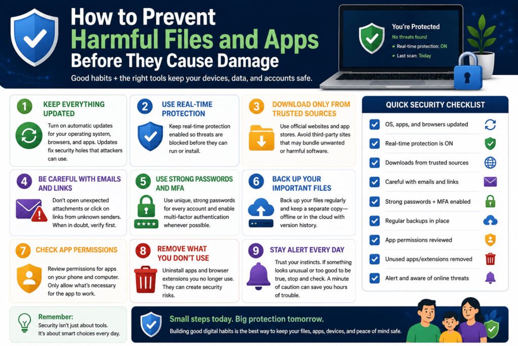 Cybersecurity actions comparison guide