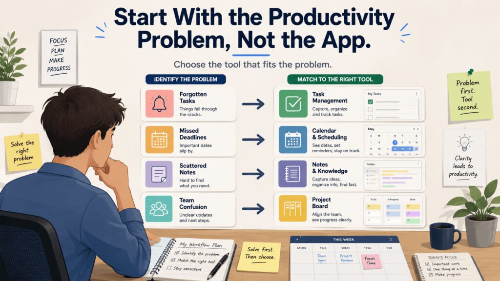 Common Productivity Problems and Solutions: Tools That Solve Daily Work Issues