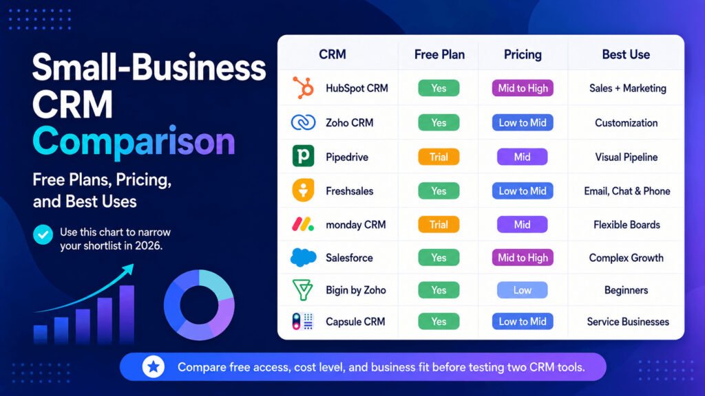 Best CRM Software for Small Businesses: 10 Tools Compared in 2026